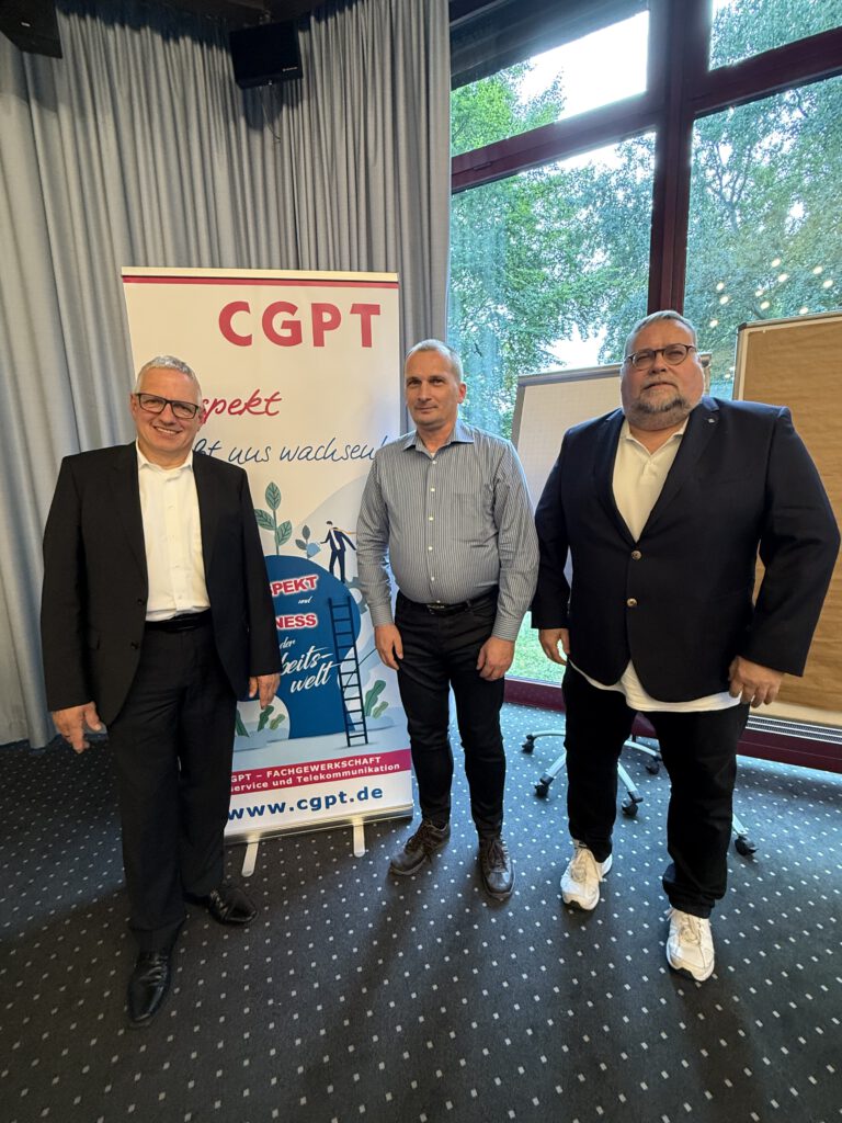 Peter Maifeld mit seinen Stellvertretern Christian Zollner und Johannes Rehm