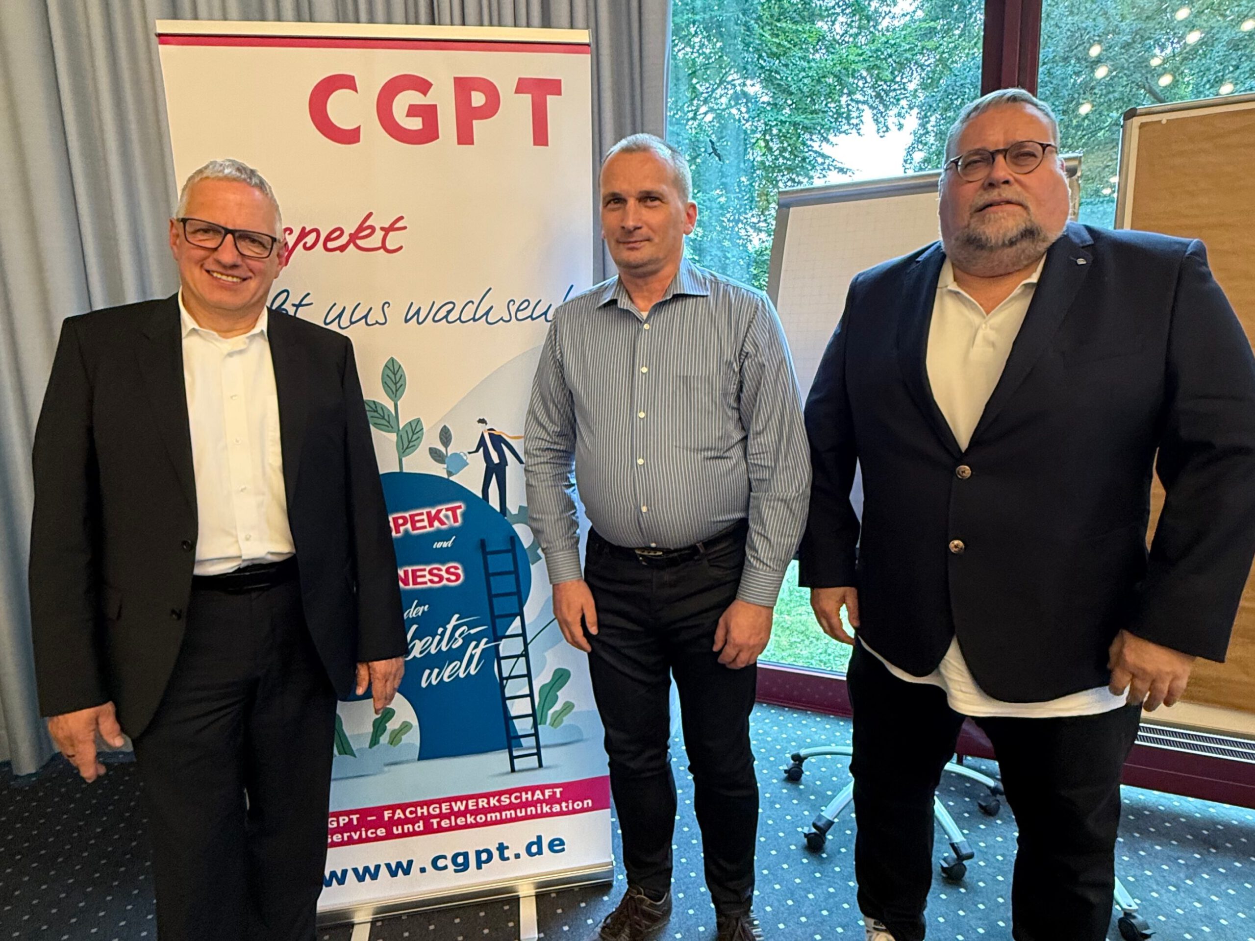 Peter Maifeld mit seinen Stellvertretern Christian Zollner und Johannes Rehm